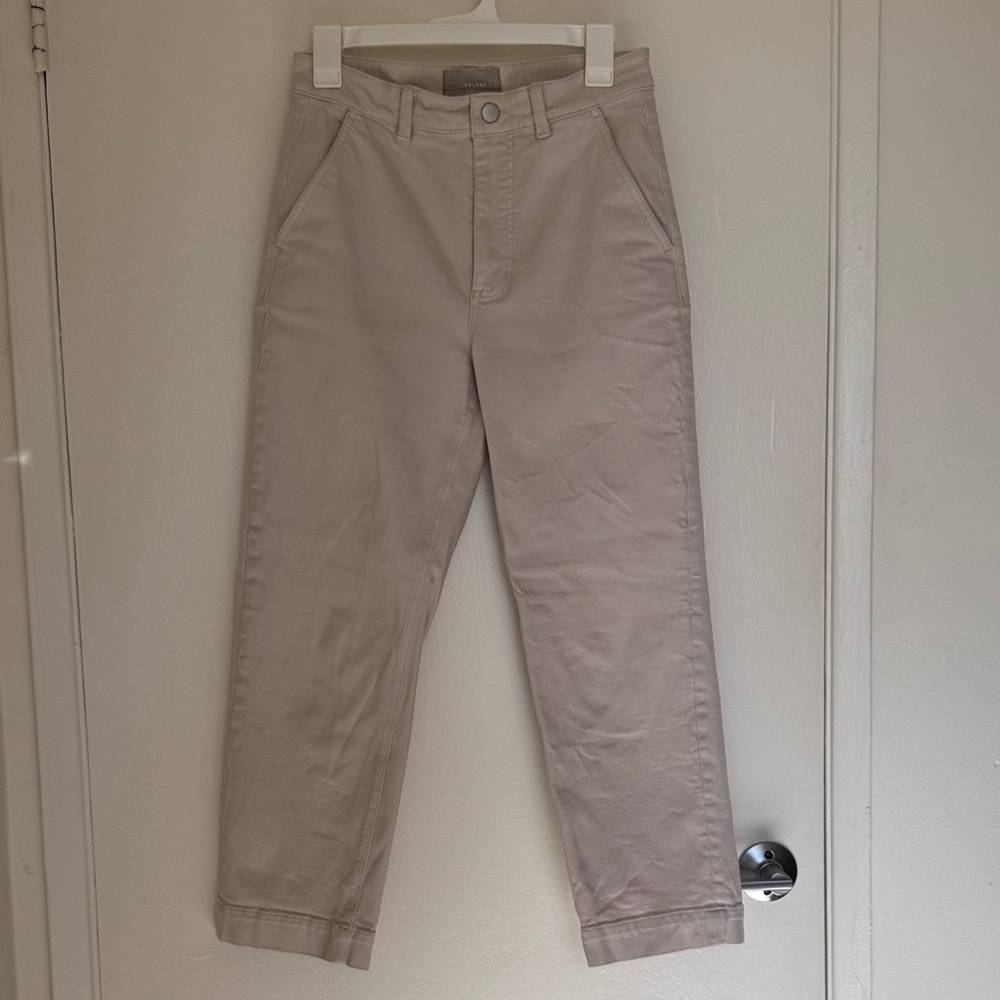 Everlane Beige Workers Pant
